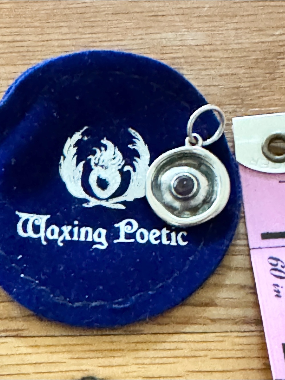 Waxing Poetic Sterling Silver 925 February Amethyst Birthstone Charm